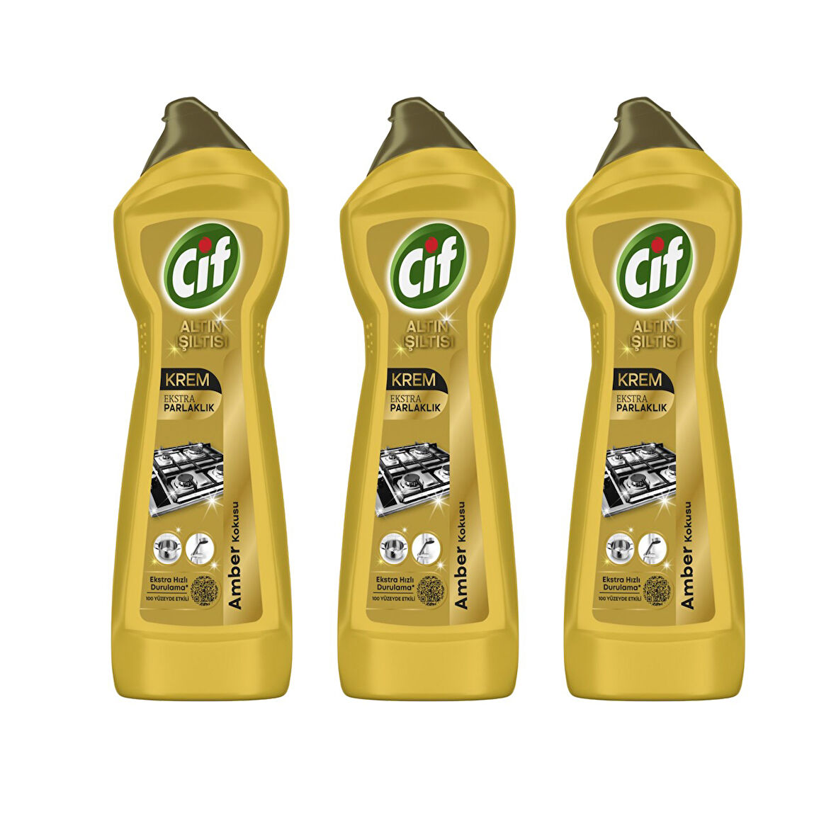 Cif Krem 500 ml Gold 3 lü