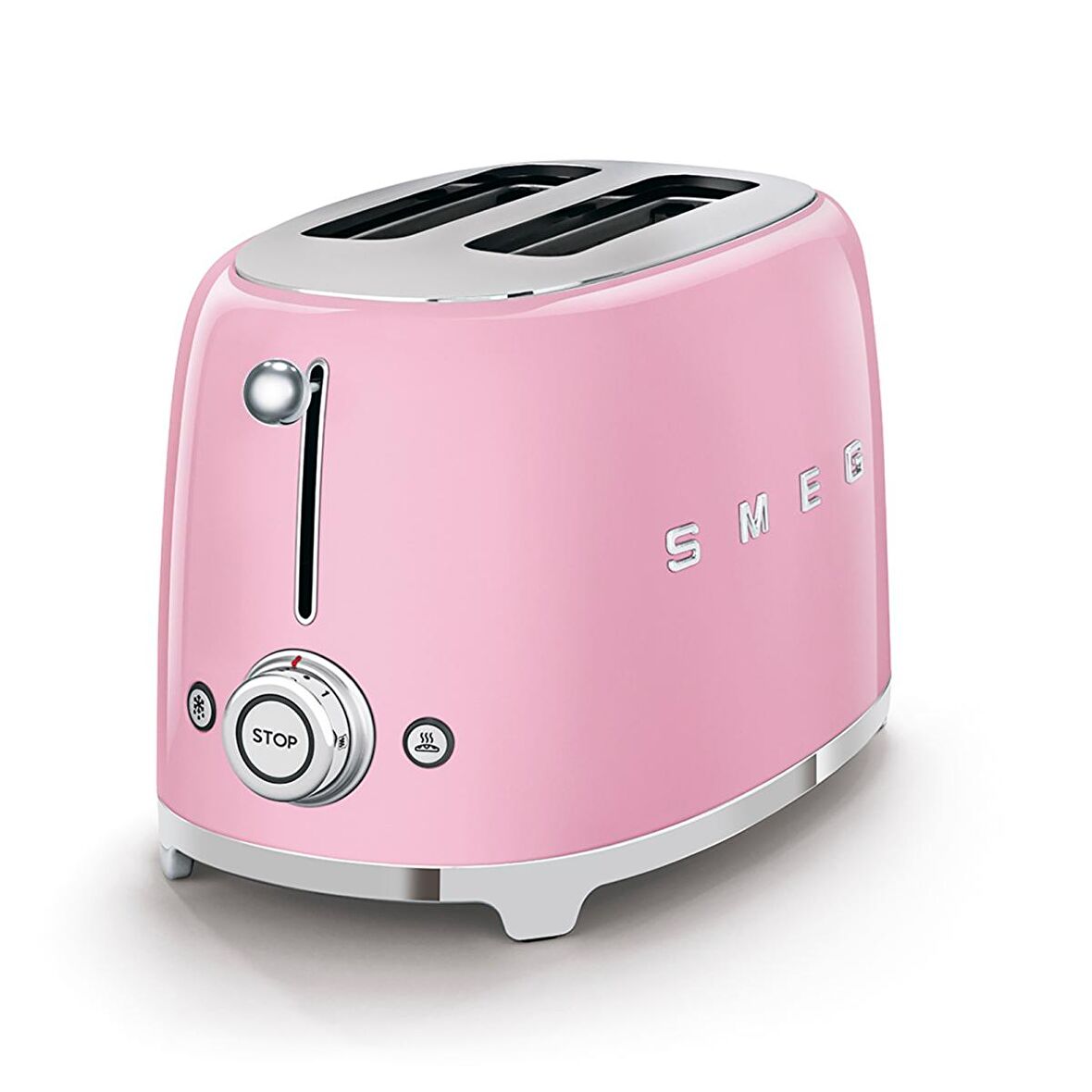 Smeg TSF01PKEU Retro Pembe 2X2 Slot Ekmek Kızartma Makinesi