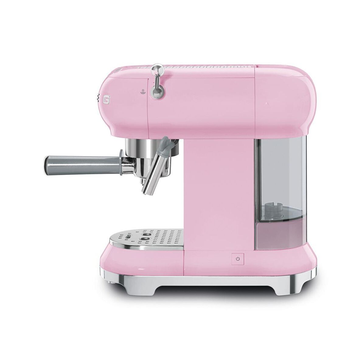 SMEG 50'S Style Retro Pembe Espresso Kahve Makinesi