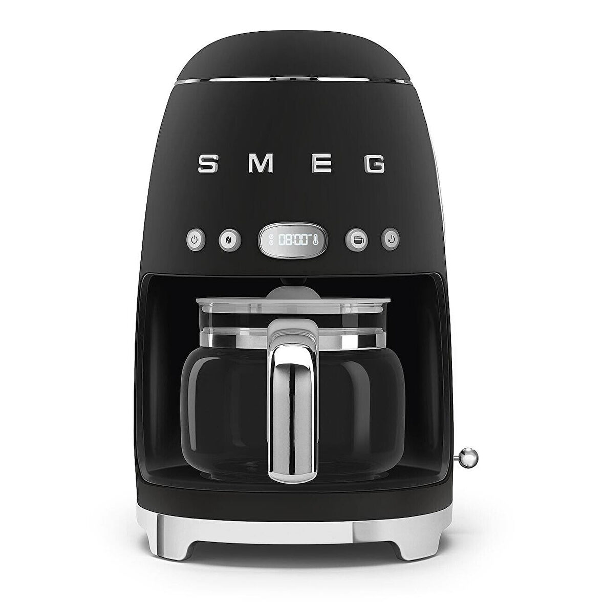 SMEG 50'S Style DCF02 Mat Siyah Filtre Kahve Makinesi Special Edition