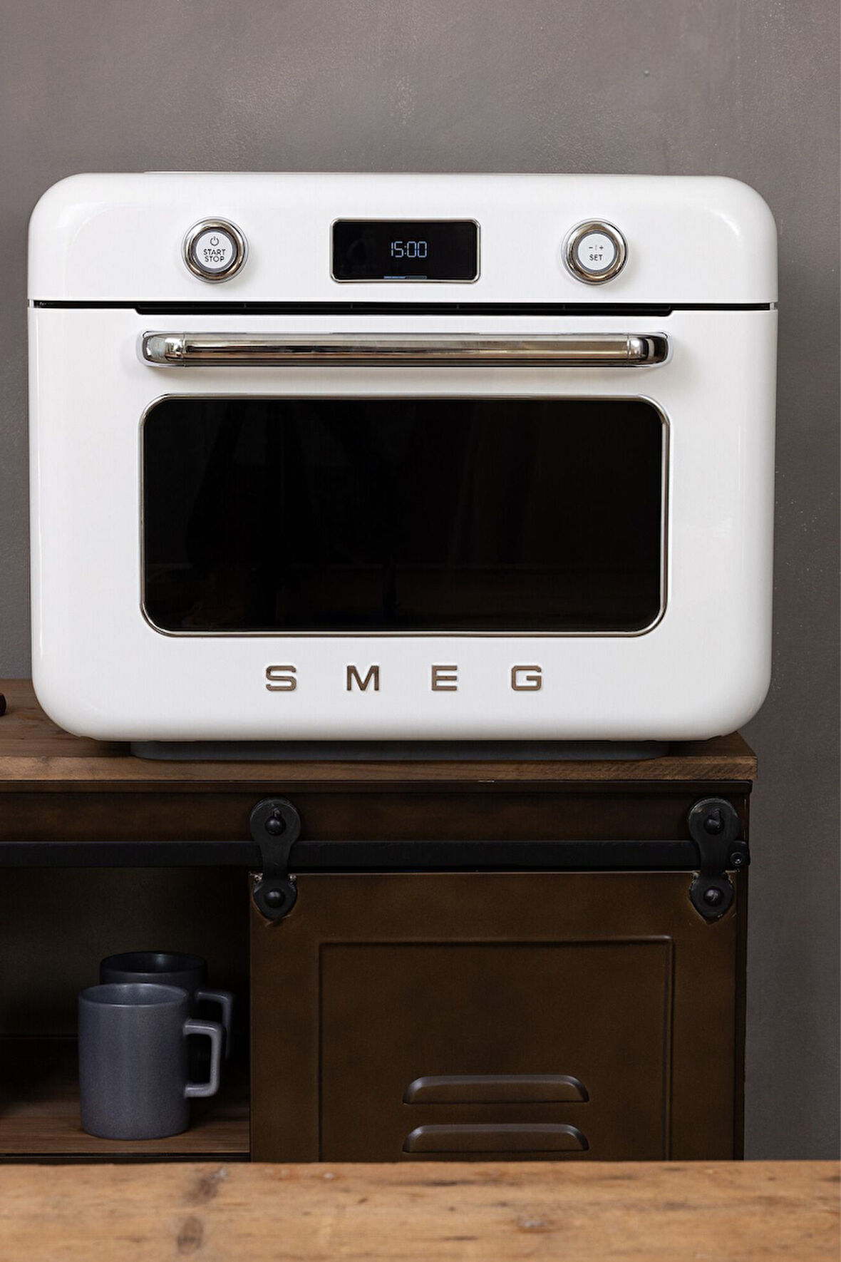 Smeg COF01WHEU Beyaz Tezgah Üstü Kombi Fırın