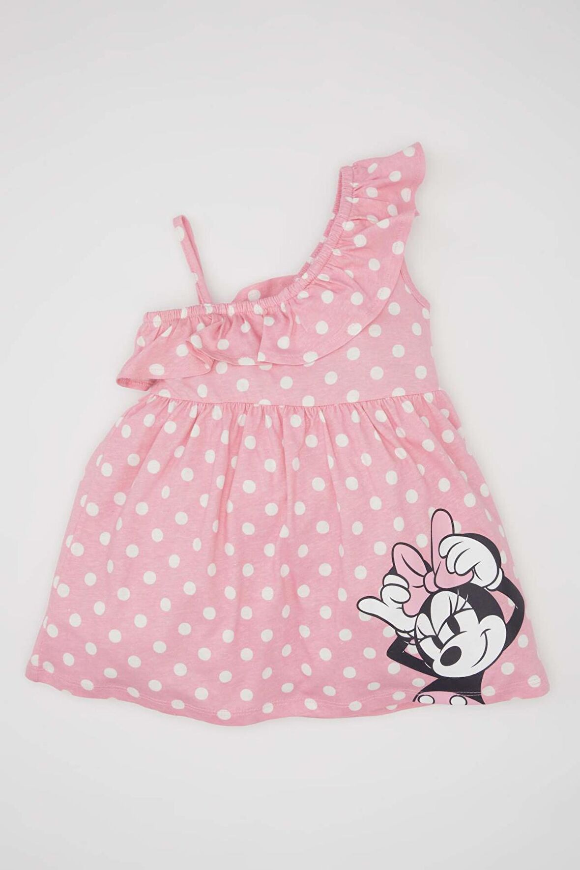 DeFacto Kız Bebek Disney Mickey & Minnie Askılı Elbise C5475A524SMPN167