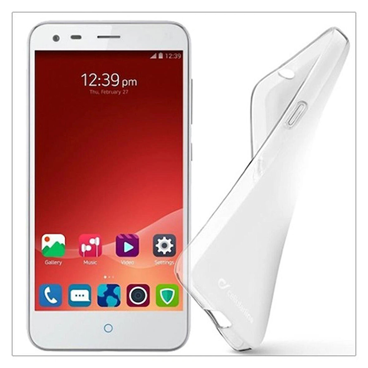 Cellular line Turkcell T60 Shape Seffaf Silikon Kılıf SHAPECTURKCT60T