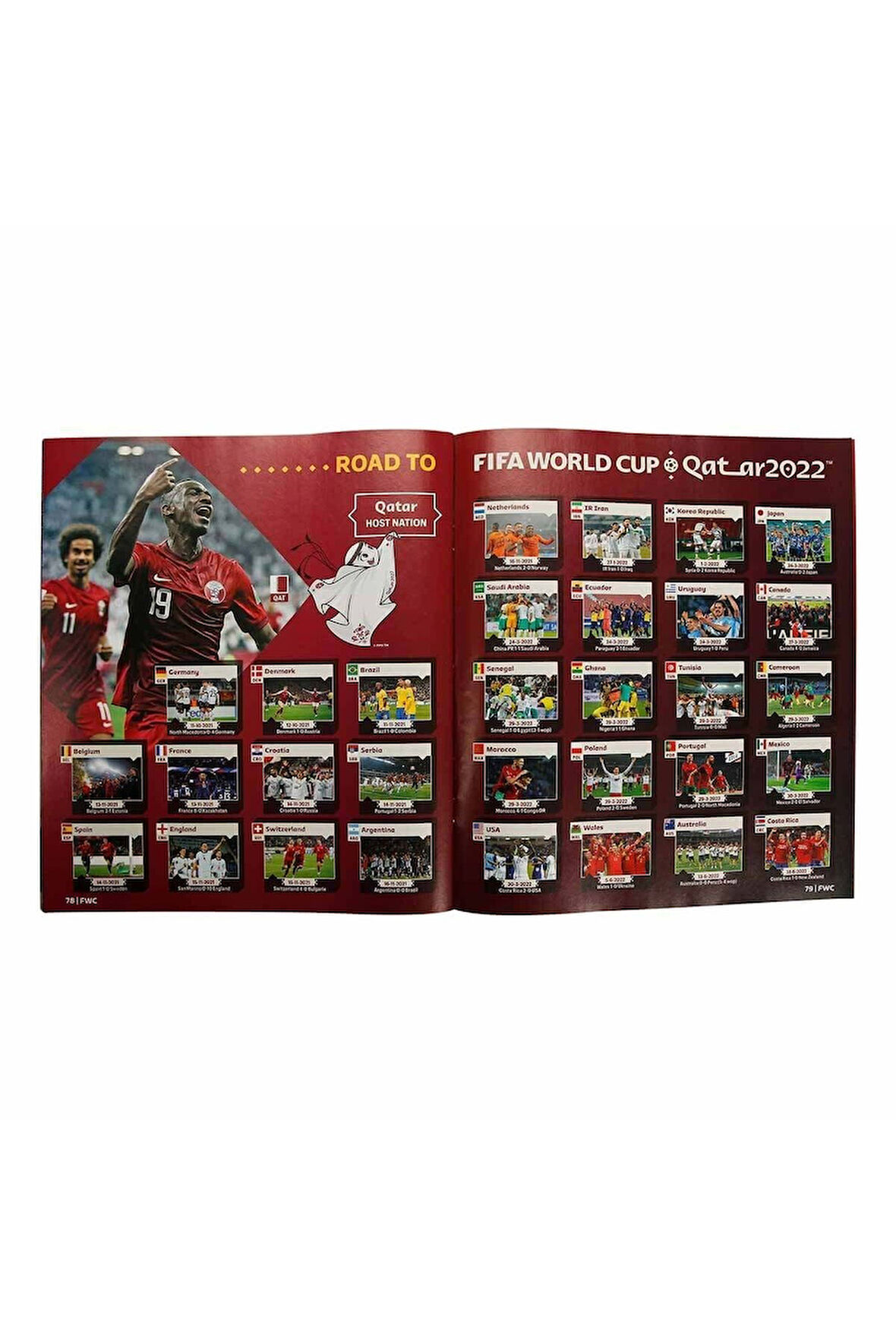 Fıfa World Cup Katar 2022 Başlangıç Paketi Albüm Hediyeli 10 Adet Çıkartma