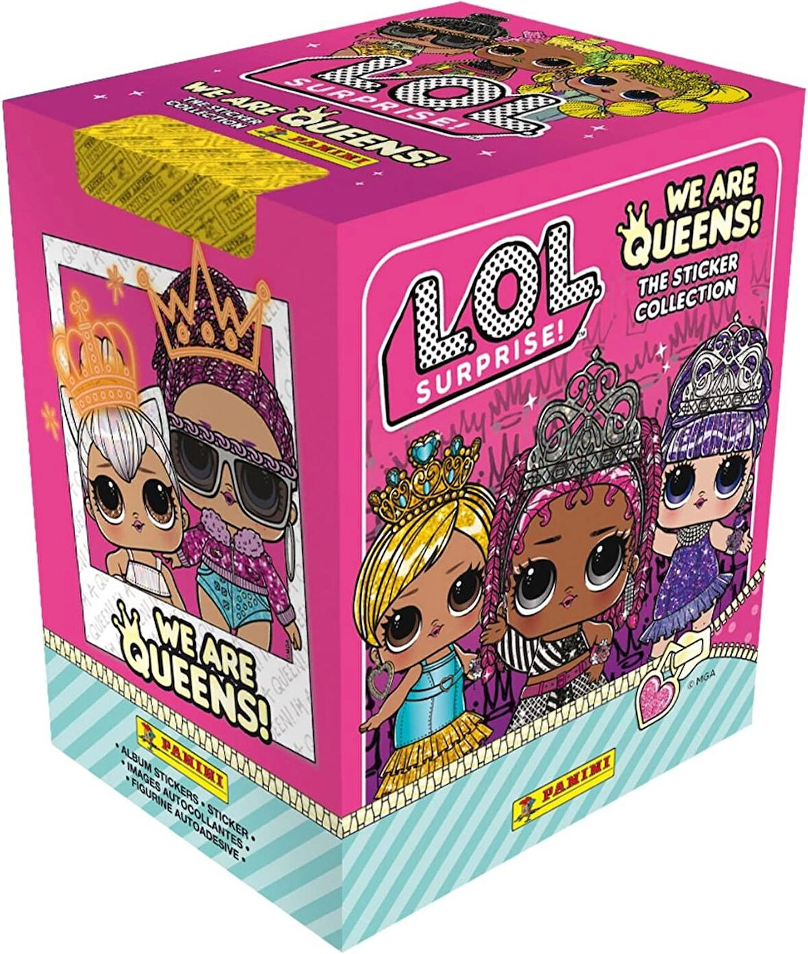 L.O.L Surprise! We are Queens! Sticker Collection - Box of 36 Packets
