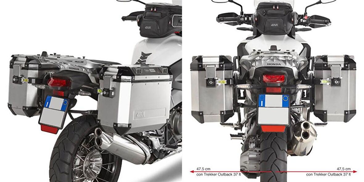 Givi PLR1110CAM HONDA VFR 1200X CROSSTOURER  (12-19) Yan Çanta Tasiyici