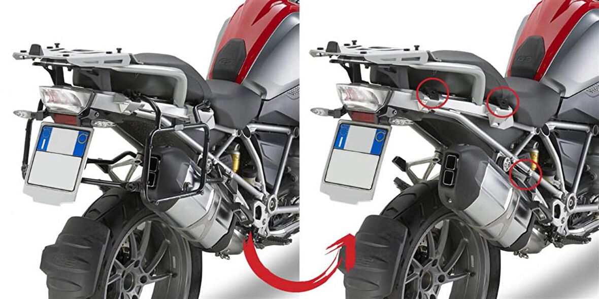 Givi PLR5108 BMW R 1200 GS - ADVENTURE (13-18) - R1250 GS (19) - ADVENTURE (19) Yan Çanta Tasiyici