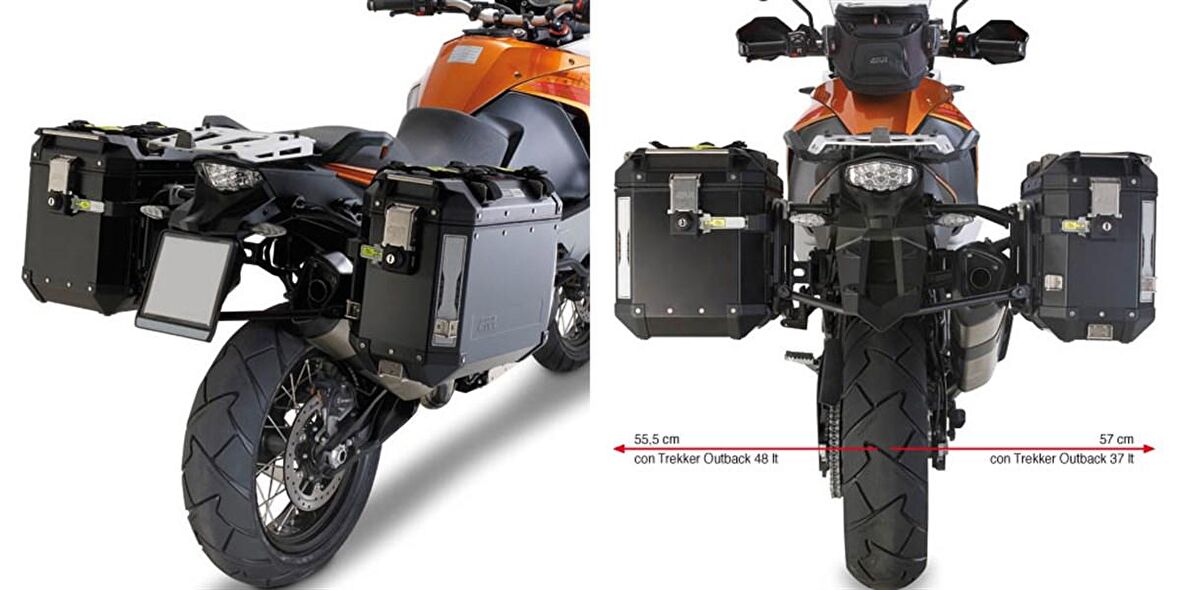 Givi PL7705CAM KTM 1050 - 1290 (15-20) - 1190 (13-16) Yan Çanta Tasiyici