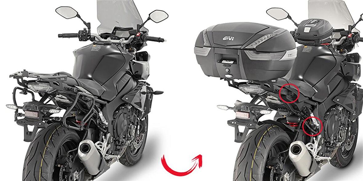 Givi PLXR2129 YAMAHA MT-10 (16-20) Yan Çanta Tasiyici