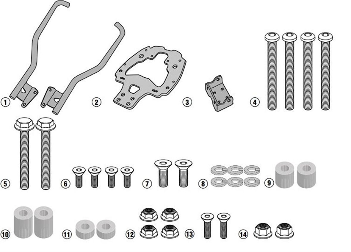 Givi SR5125 BMW G310R (17-20) Arka Çanta Tasiyici