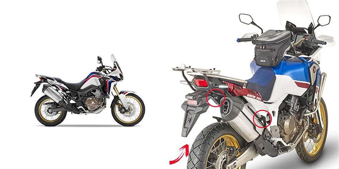 Givi PLR1161 HONDA CRF1000L AFRICA TWIN (18-19) - ADVENTURE SPORTS (18-19) Yan Çanta Tasiyici