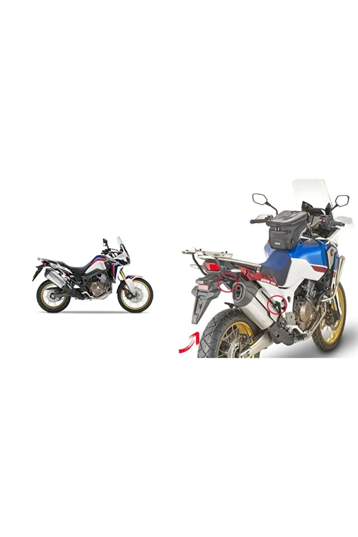 Plr1161 Honda Crf1000l Afrıca Twın (18-19) - Adventure Sports (18-19) Yan Çanta Taşıyıcı