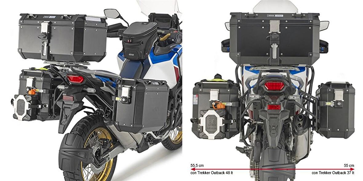 Givi PLO1178CAM HONDA CRF1100L AFRICA TWIN ADVENTURE SPORTS (20) Yan Çanta Tasiyici