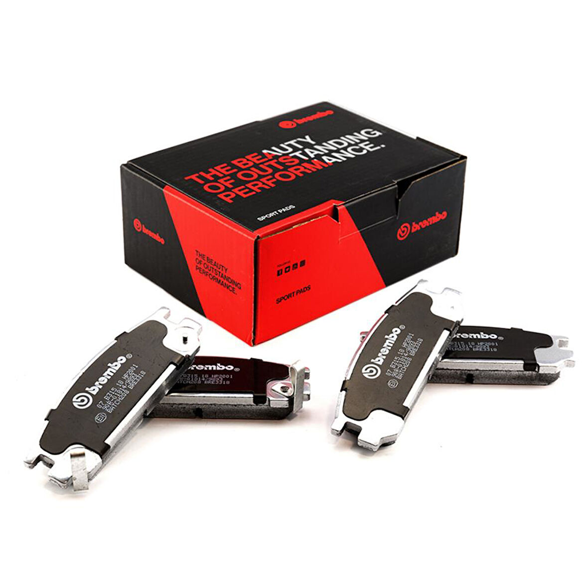 BREMBO SPOR PAD SUBARU ARKA BALATA 07.B315.18