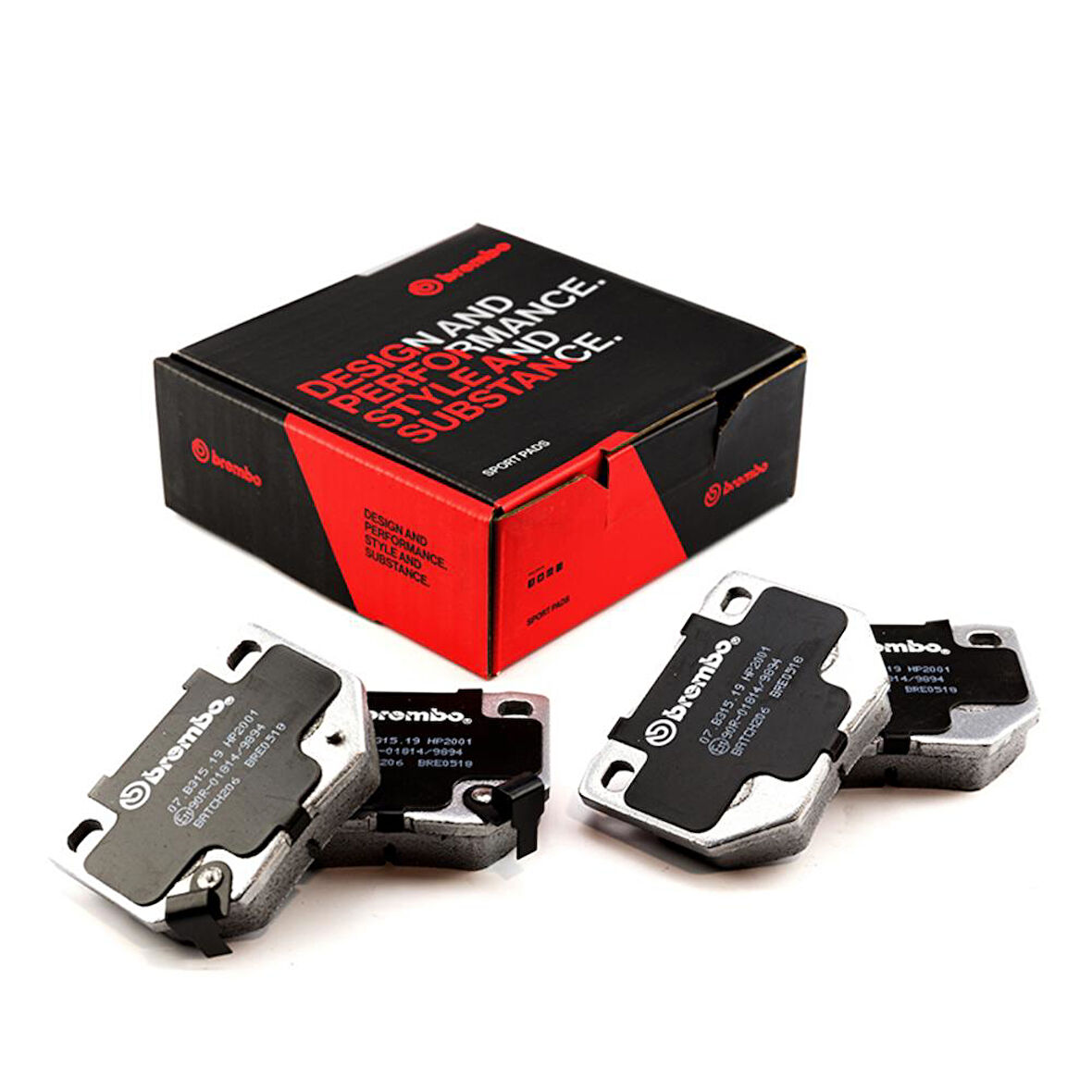 BREMBO SPOR PAD SUBARU ARKA BALATA 07.B315.19
