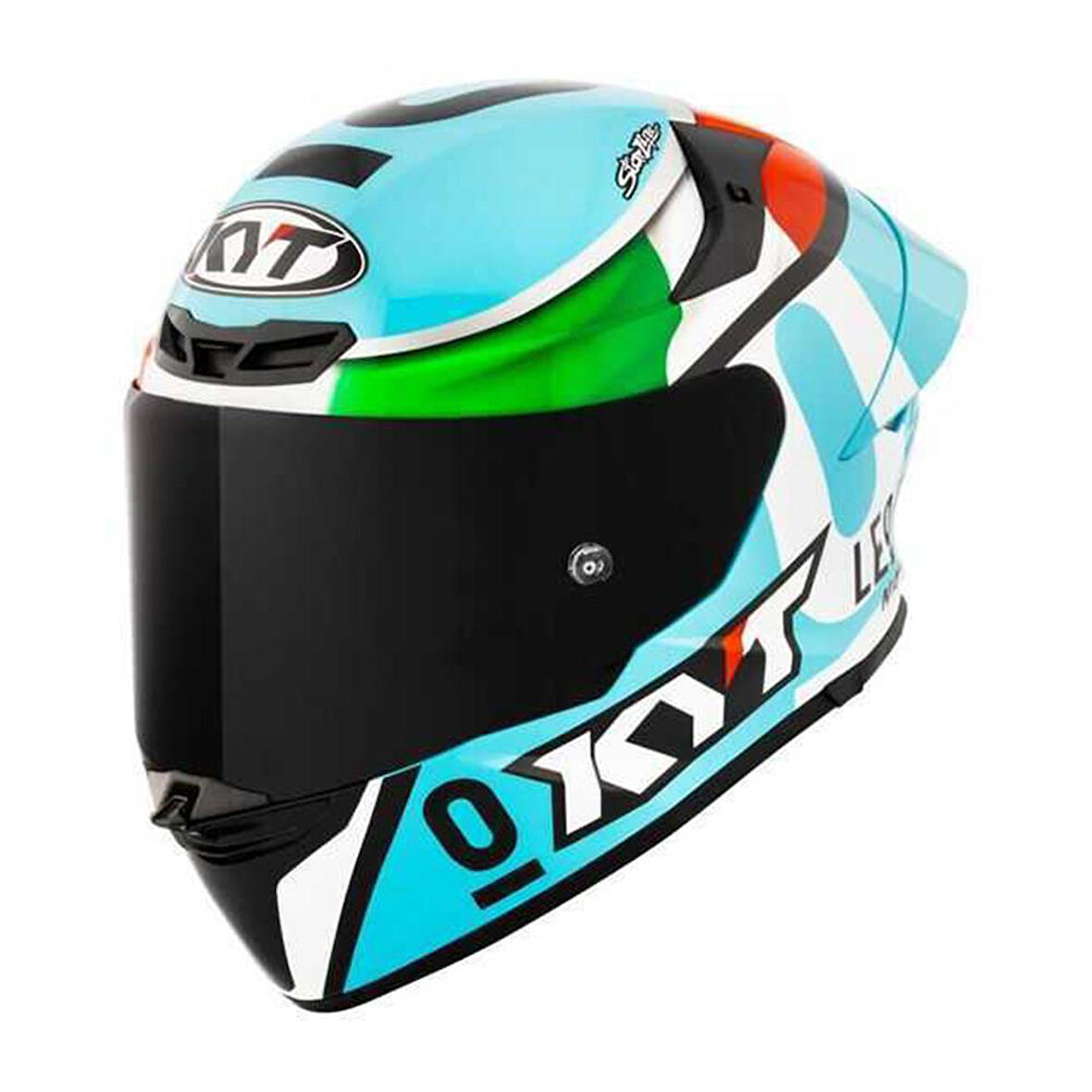 KYT TT-REVO KASK LEOPARD EDITION TRICOLORE