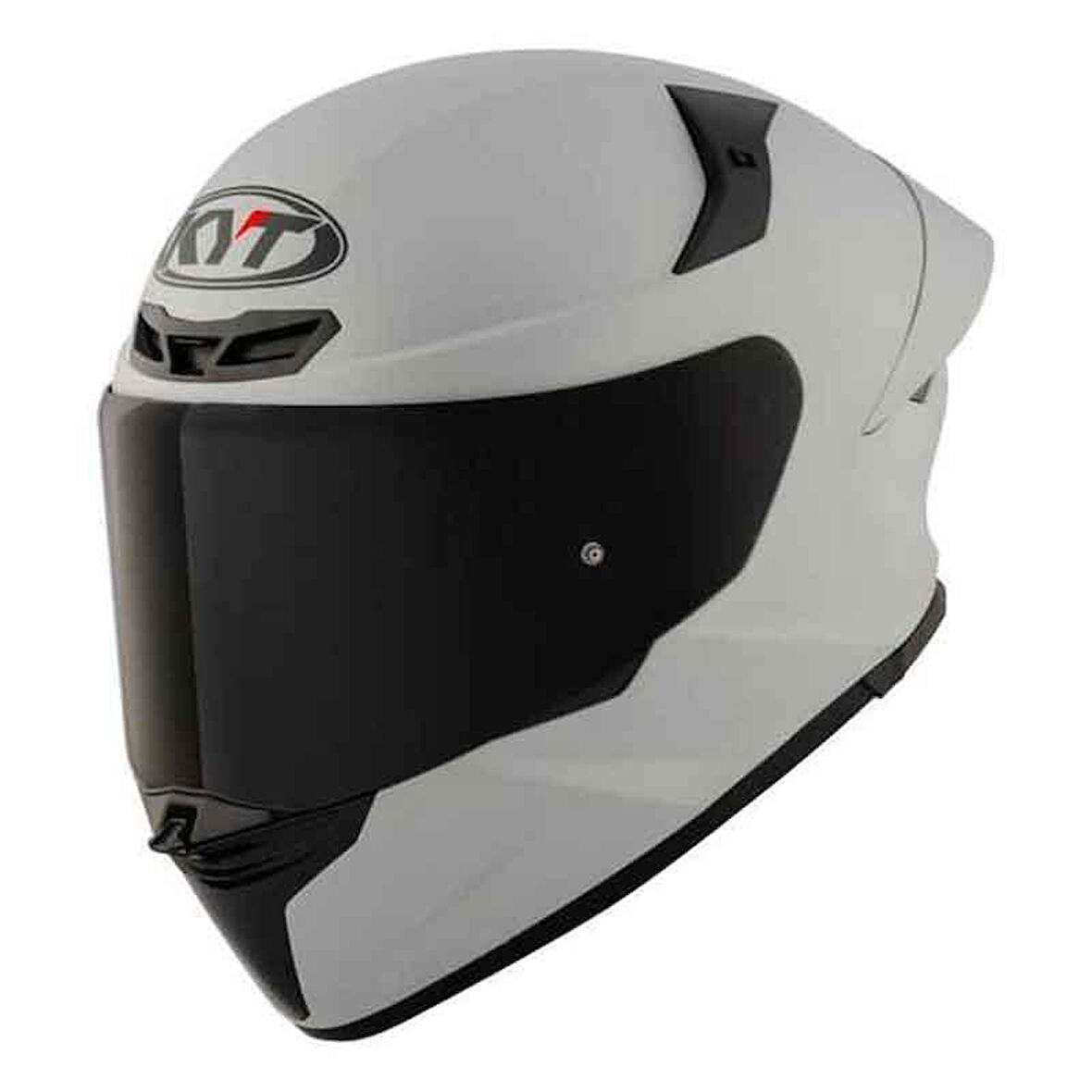 Kyt TT-Revo Plain Matt Grey Kapalı Kask