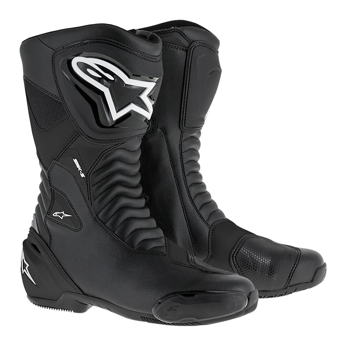Alpinestars SMX S Korumalı Spor Motosiklet Botu Siyah