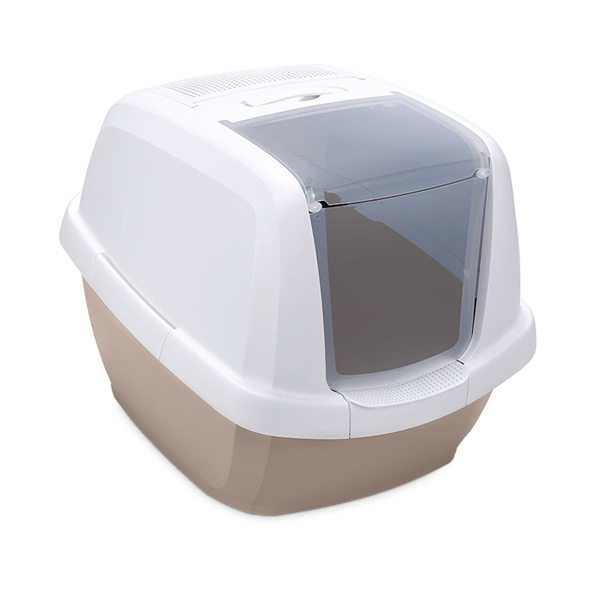 Imac Maddy Kapalı Kedi Tuvaleti Bej/beyaz 65x47,5x47,5cm