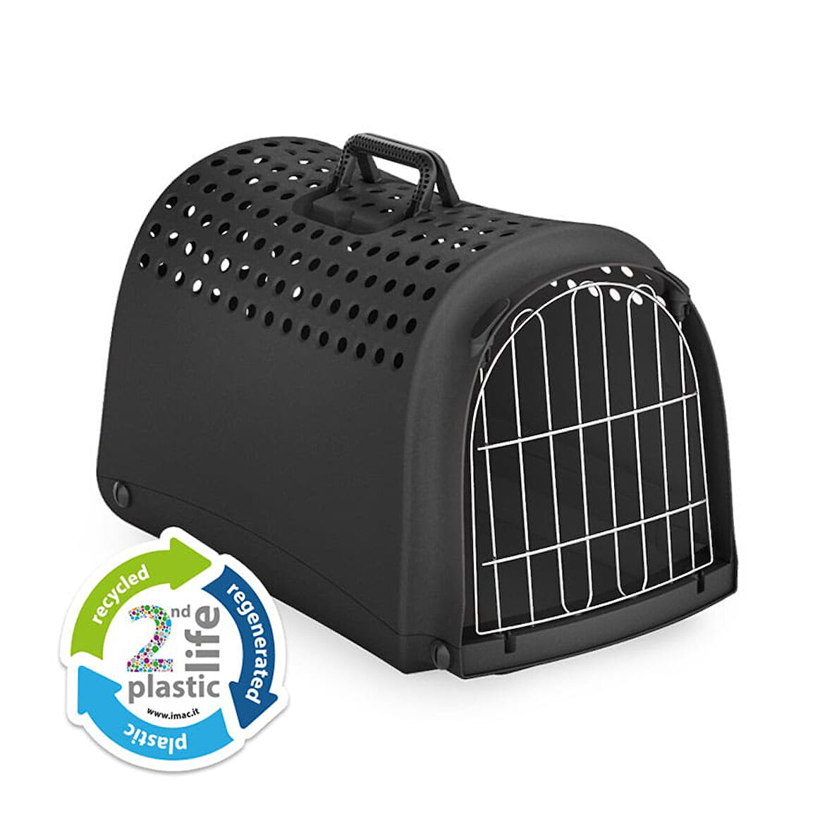 Imac Lınus 2nd Lıfe Evcil Hayvan Taşıma Çantası Siyah 52,5x32x34,5cm