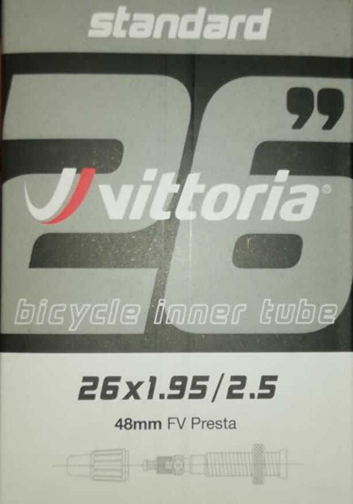  VITTORIA STANDARD 26x1.952.50 PRESTA 48mm İÇ LASTİK