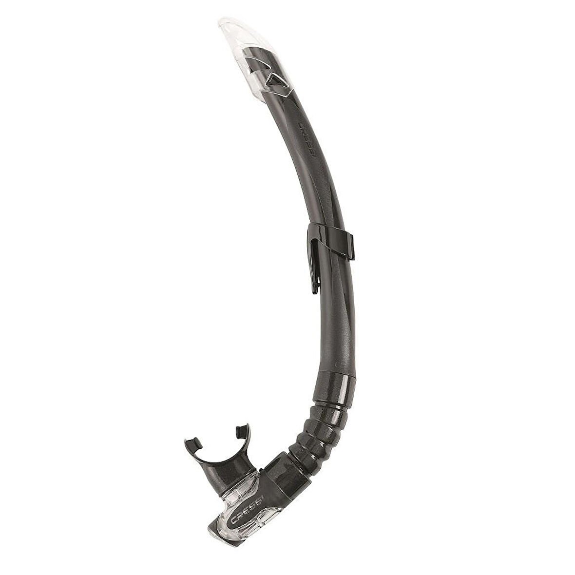 Cressi Gamma Şnorkel Siyah Gri