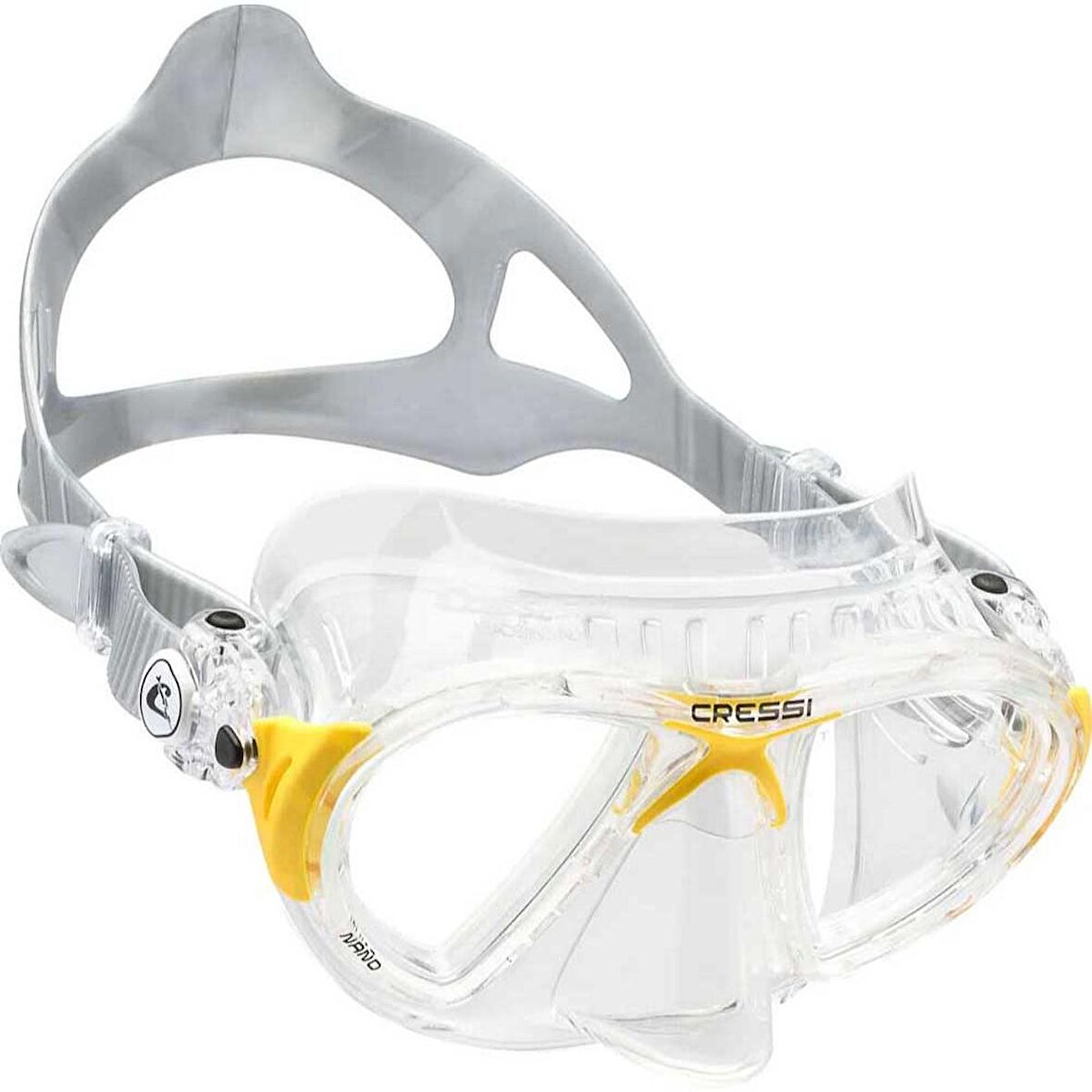 Cressi Nano Dalış Maskesi CLEAR-YELLOW 