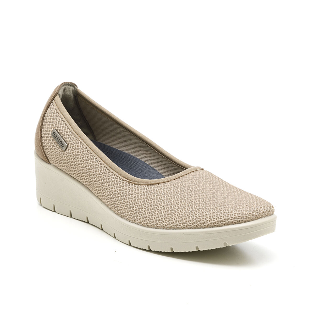 FlyFlot  Kadın Babet 18 X15 7X  Fly Flot Shoe 6009-Beige
