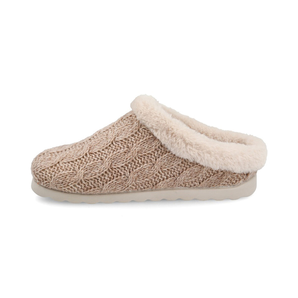 FlyFlot  Kadın Terlik/ Panduf ( Ev ) B3 W64 UZ Fly Flot CLOTH WOMAN SLIPPER 6009-Beige