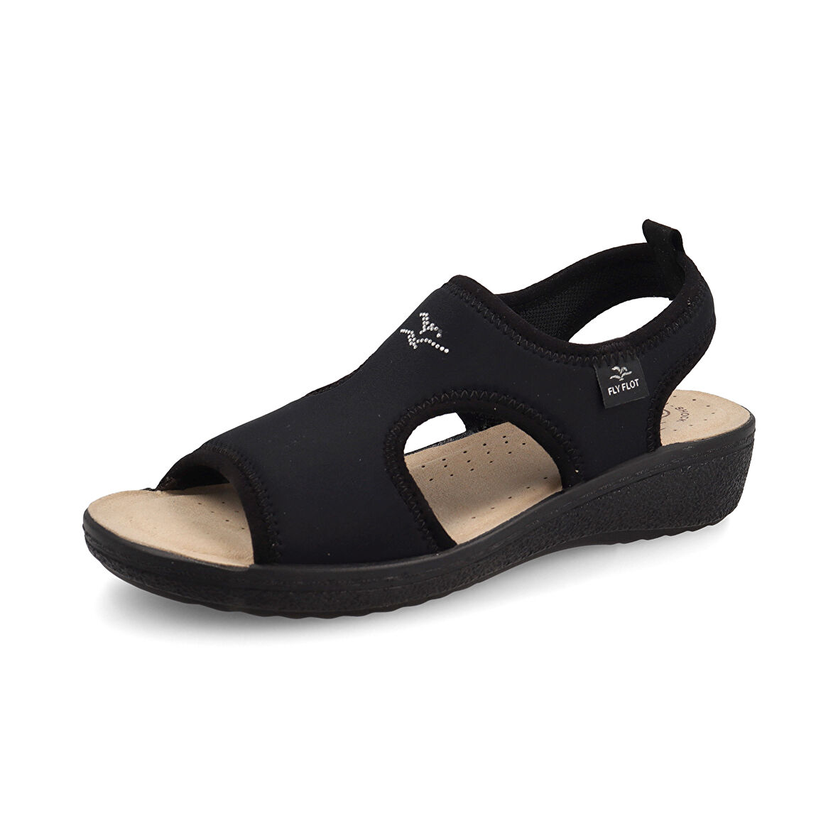 FlyFlot  Kadın Sneaker ( Günlük) 55 E71 LA Fly Flot Sandal FRESH 2003-Black