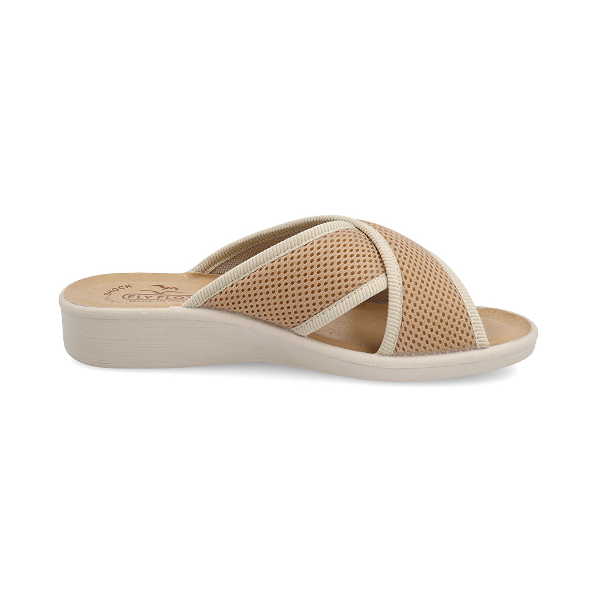 FlyFlot  Kadın Terlik 83 K24 FE Fly Flot Slipper FRESH 6009-Beige