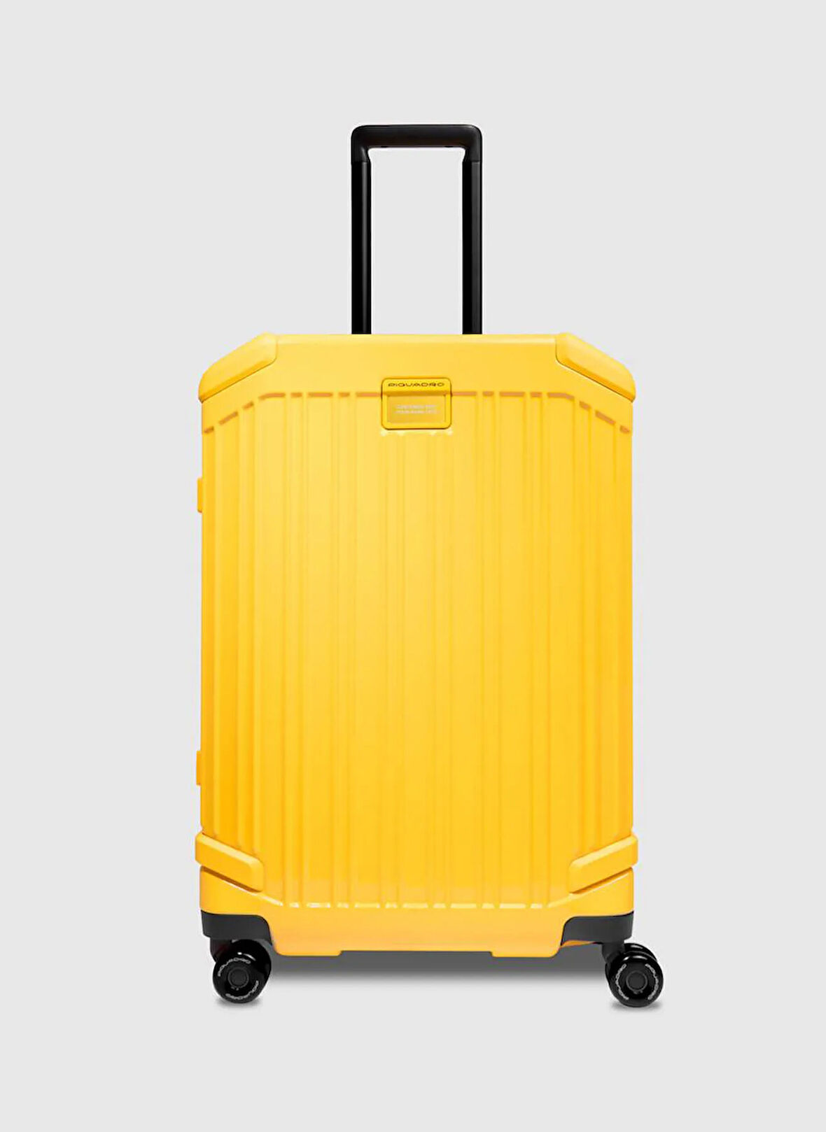 Piquadro Sarı Çekçekli Sert Valiz BV4427POP/G ORTA