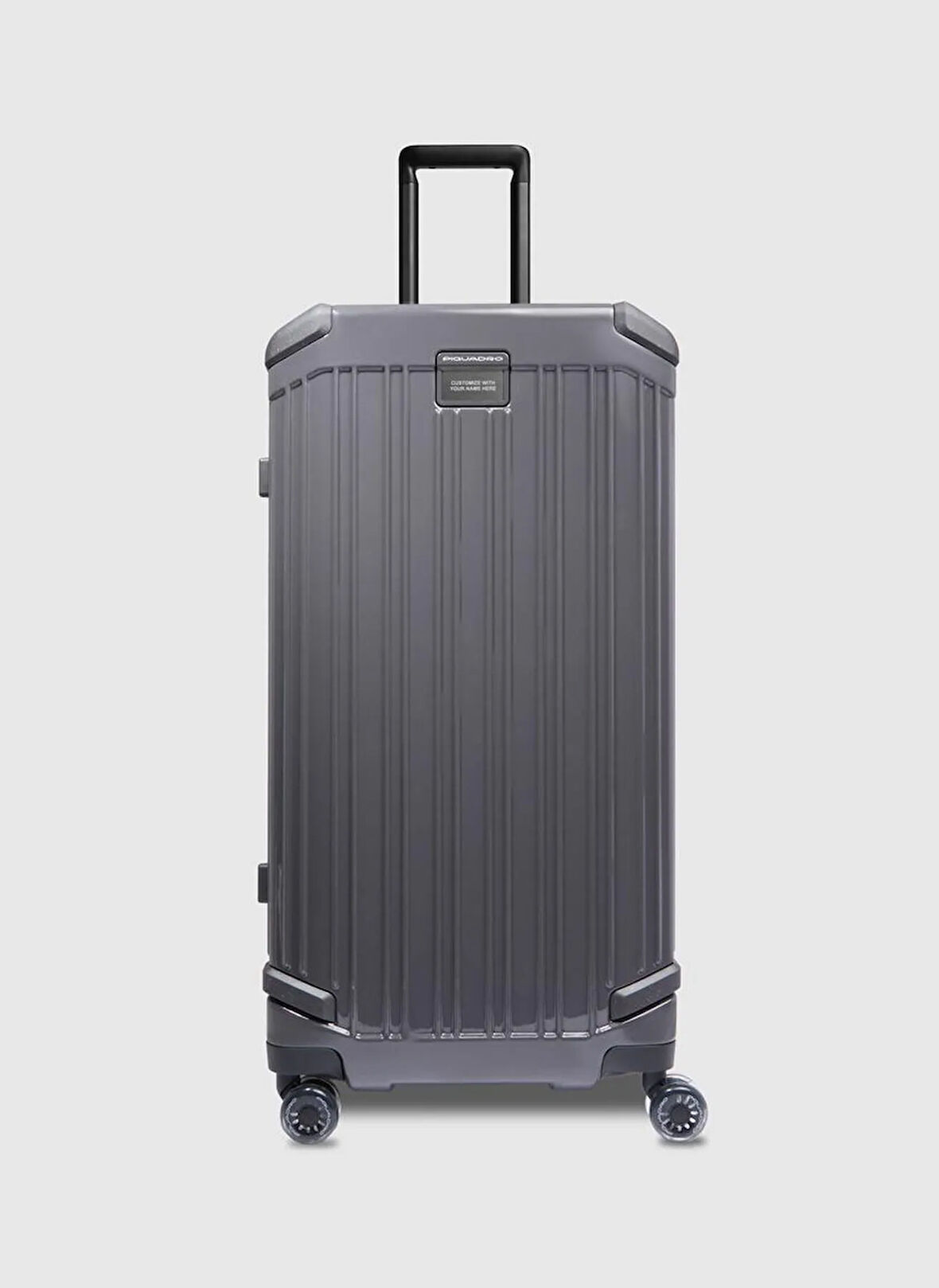 Piquadro Gri Çekçekli Sert Valiz BV5213POP/GR TRUNK