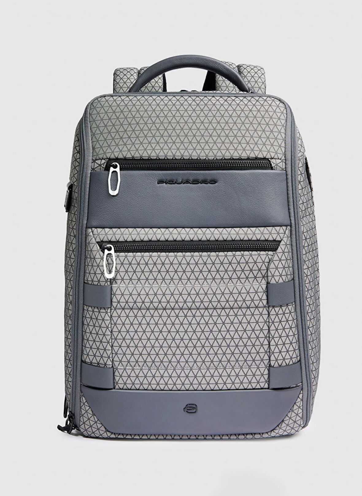 Piquadro %93 Tekstil, %7 İnek Derisi Gri Erkek Sırt Çantası CA6828W139