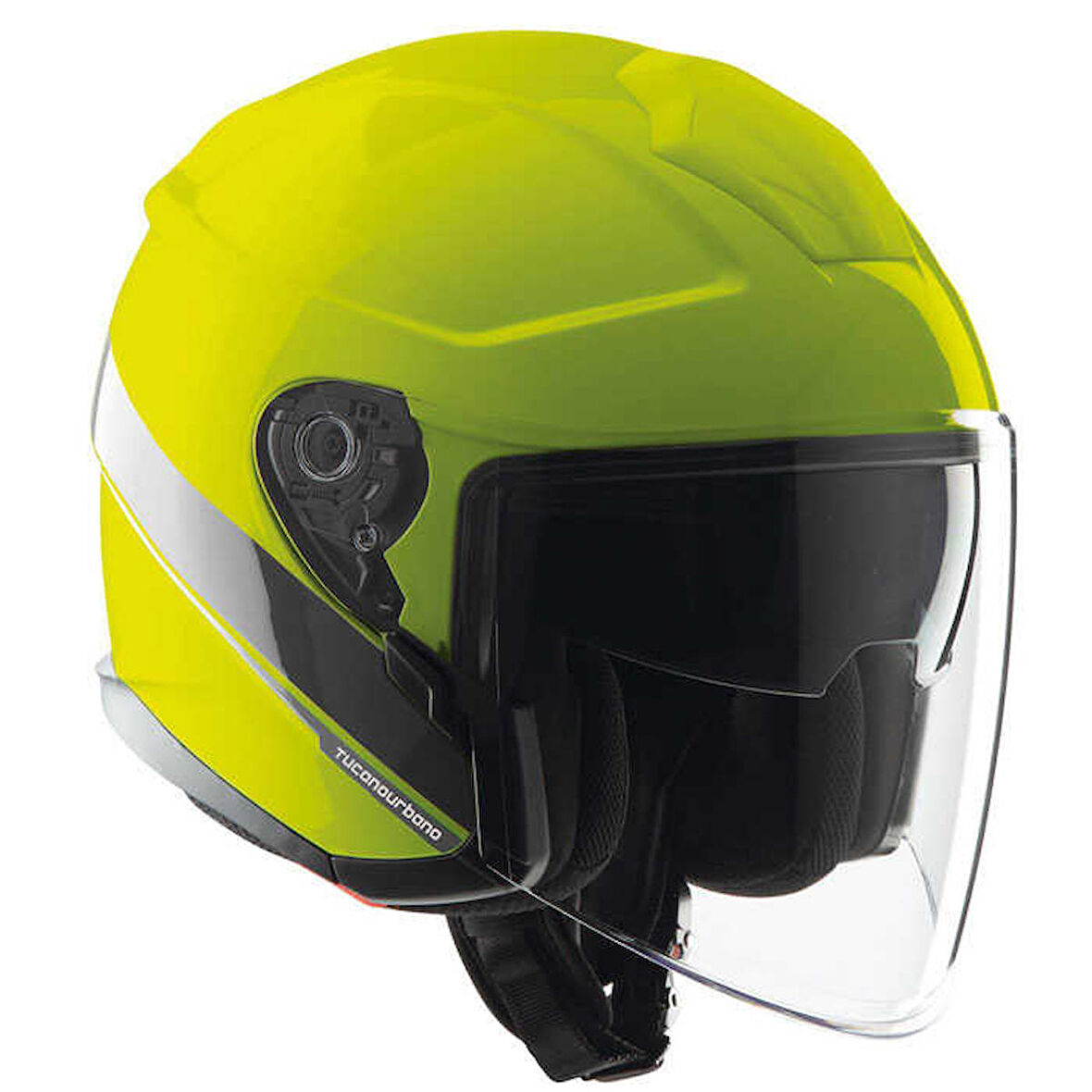 TUCANO URBANO EL MAX YARIM KASK NEON SARI GRAFİK