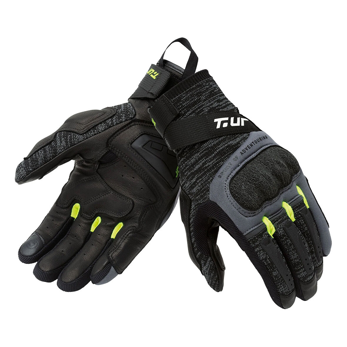 T.UR G-KNIT ELDİVEN SİYAH SARI