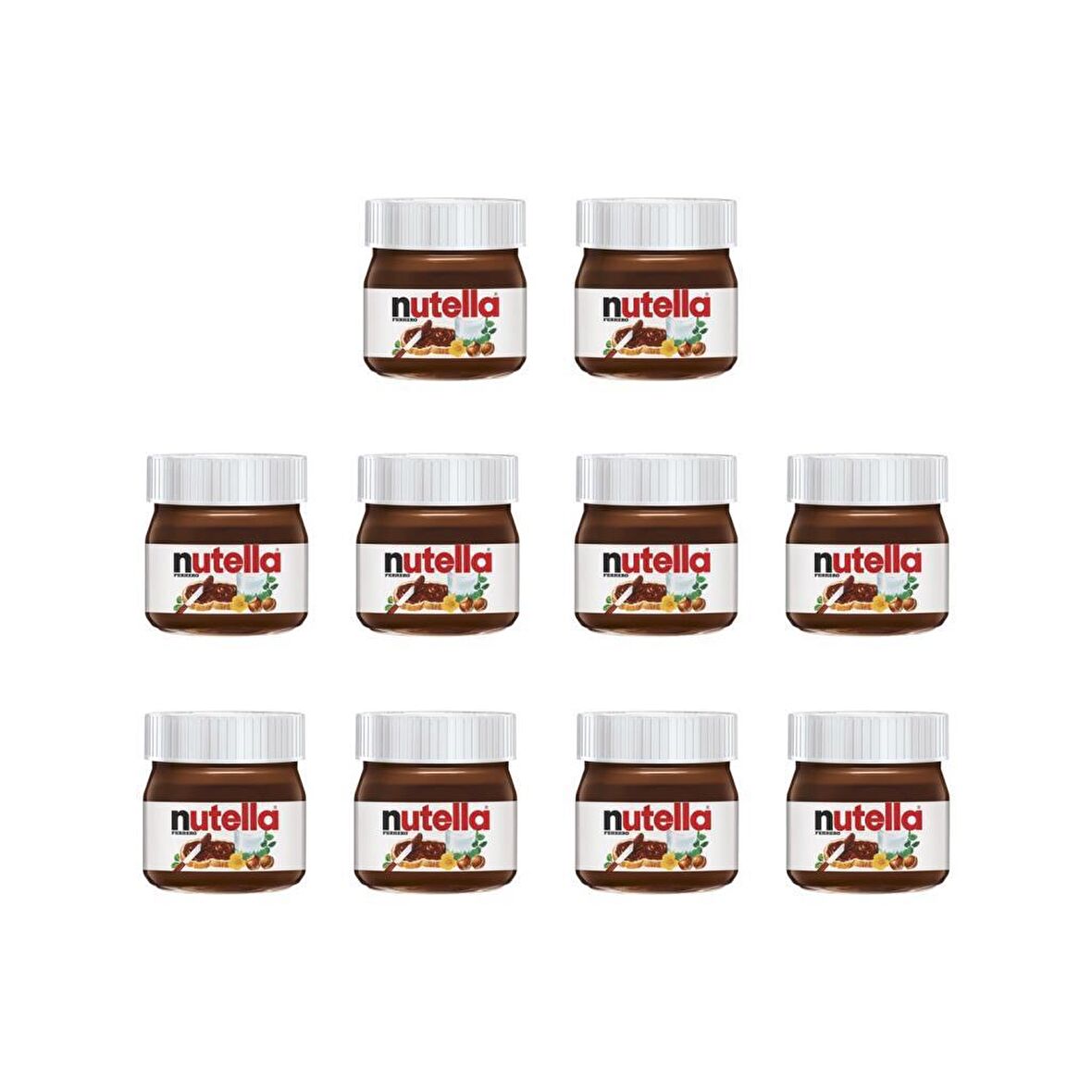 Nutella Mini Kakaolu Fındık Kreması 10'lu 25 gr