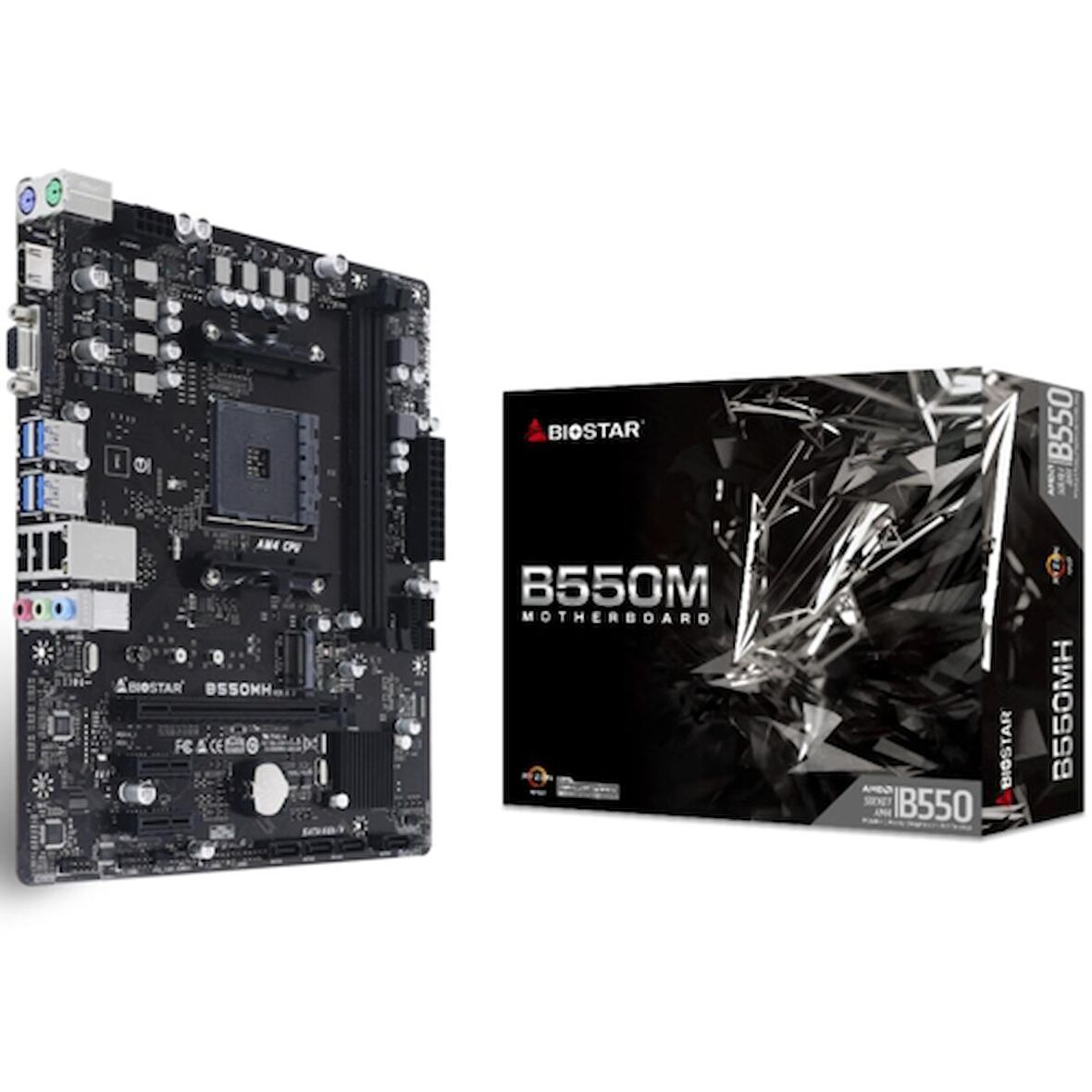 Biostar B550MH 4000Mhz OC S+V+GL DDR4 AM4 (ATX)