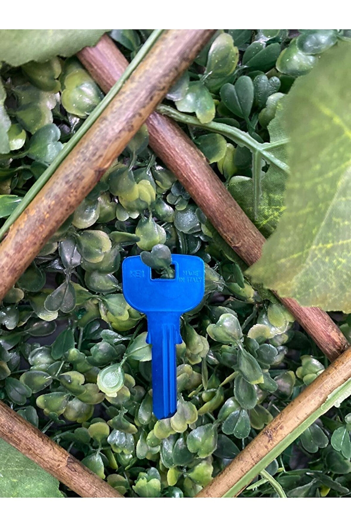 Bilyalı Dark Blue/mavi Renk Aluminyum Ham Anahtar