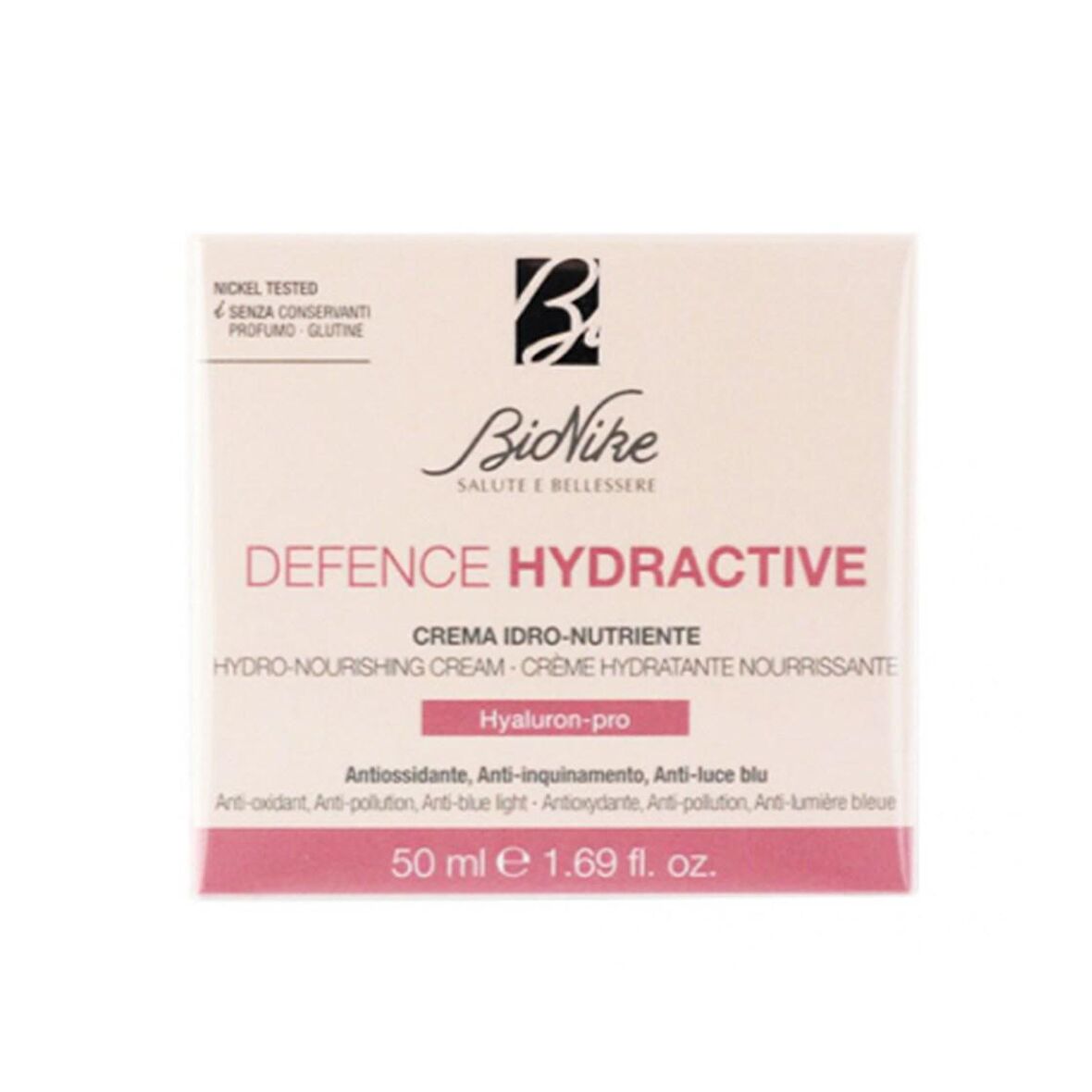 Bionike Defence Hydractive Hassas Ciltler İçin Su Bazlı Yağsız Besleyici Yüz Bakım Kremi 50 ml