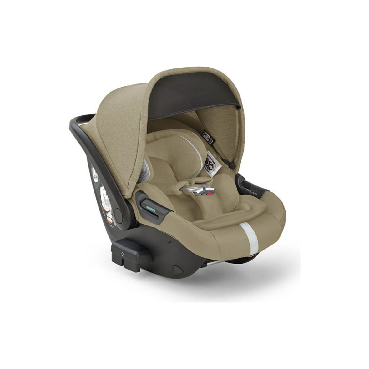 Darwin Infant Recline I-Size gr 0+ Yatırılabilen Bebek Ana Kucağı ve Oto Koltuğu 40-75 cm - Dumbo Caramel