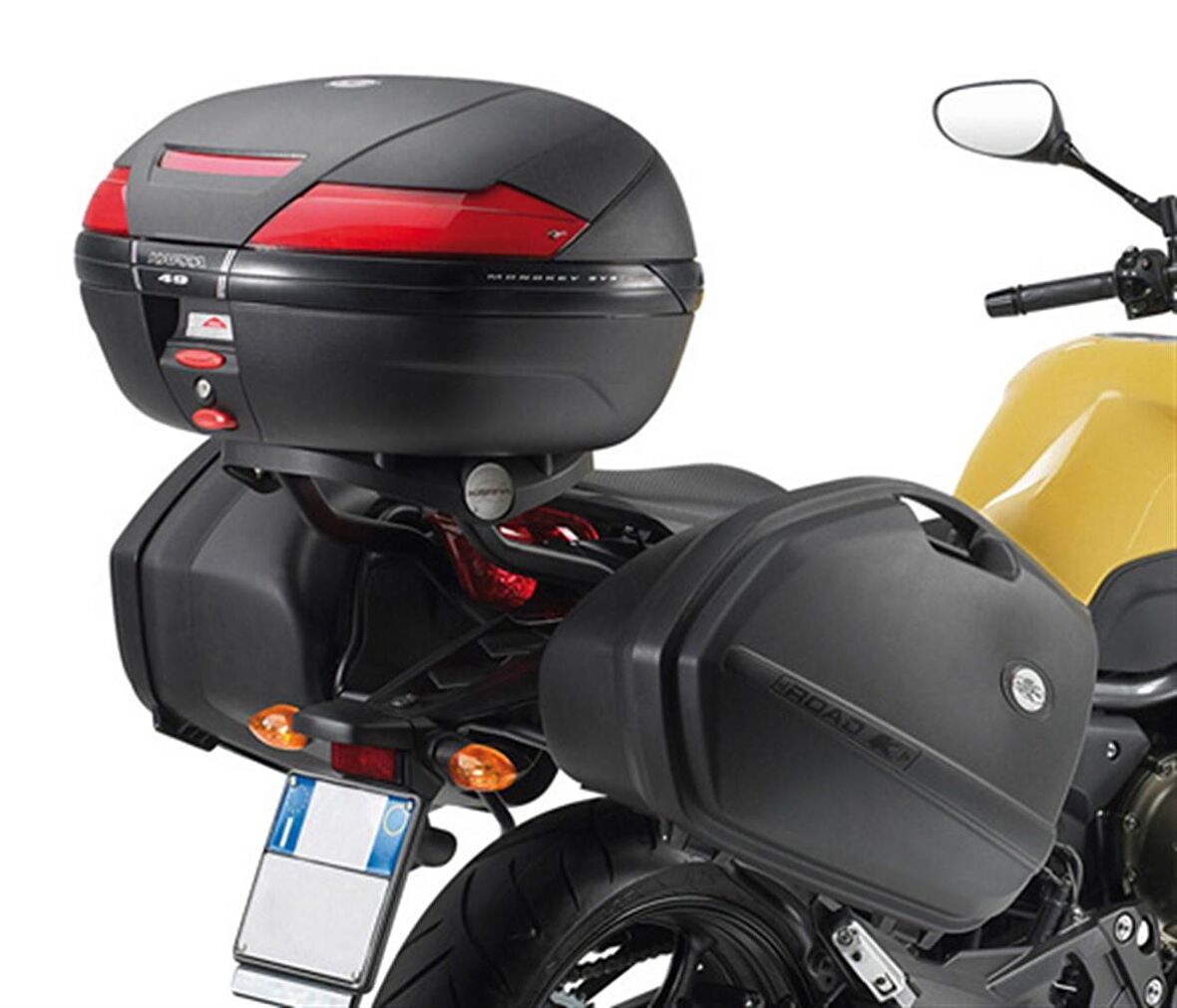 Kappa KLXR364 YAMAHA XJ6 - XJ6 DIVERSION - XJ6 DIVERSION F600 (09-15) Yan Çanta Taşıyıcı