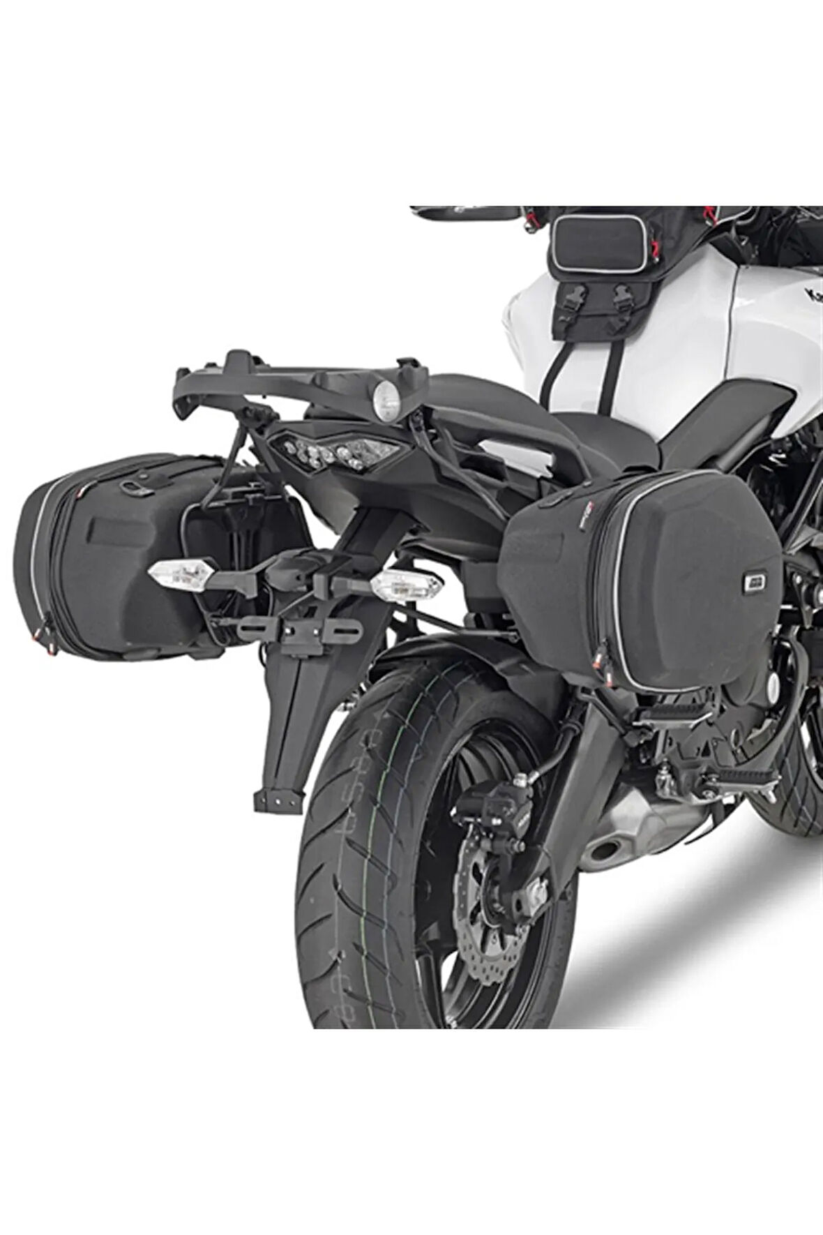 Te4114k Kawasakı Versys650 (15-21) Yan Kumaş Çanta Taşıyıcı