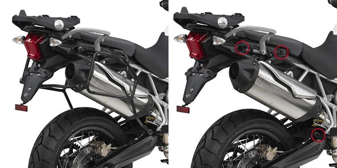 Kappa KLR6409 TRIUMPH TIGER 800 - 800XC - 800XR (11-17) Yan Çanta Taşıyıcı