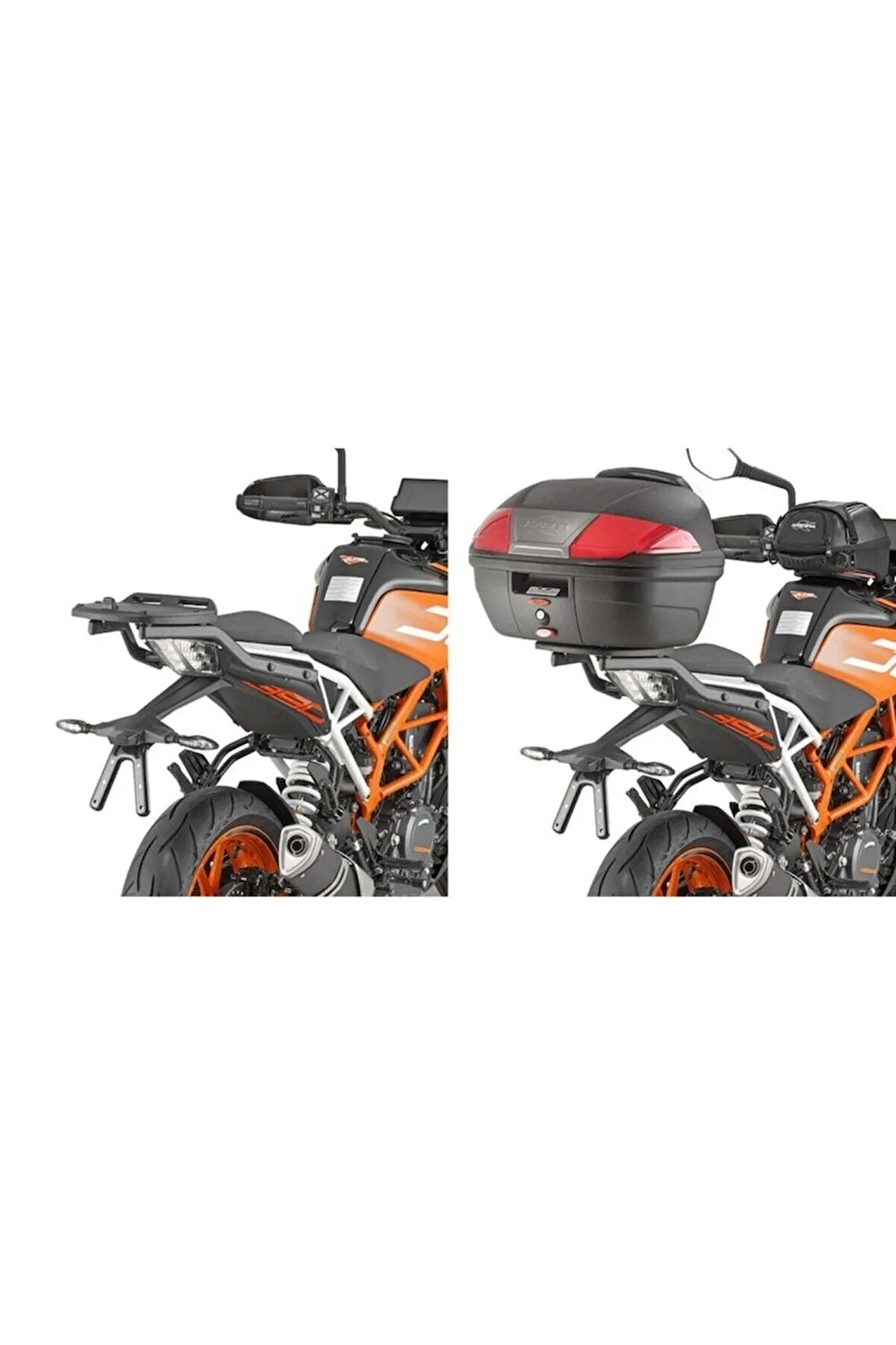 Kz7707 Ktm Duke 125-390 (17-21) Arka Çanta Taşıyıcı