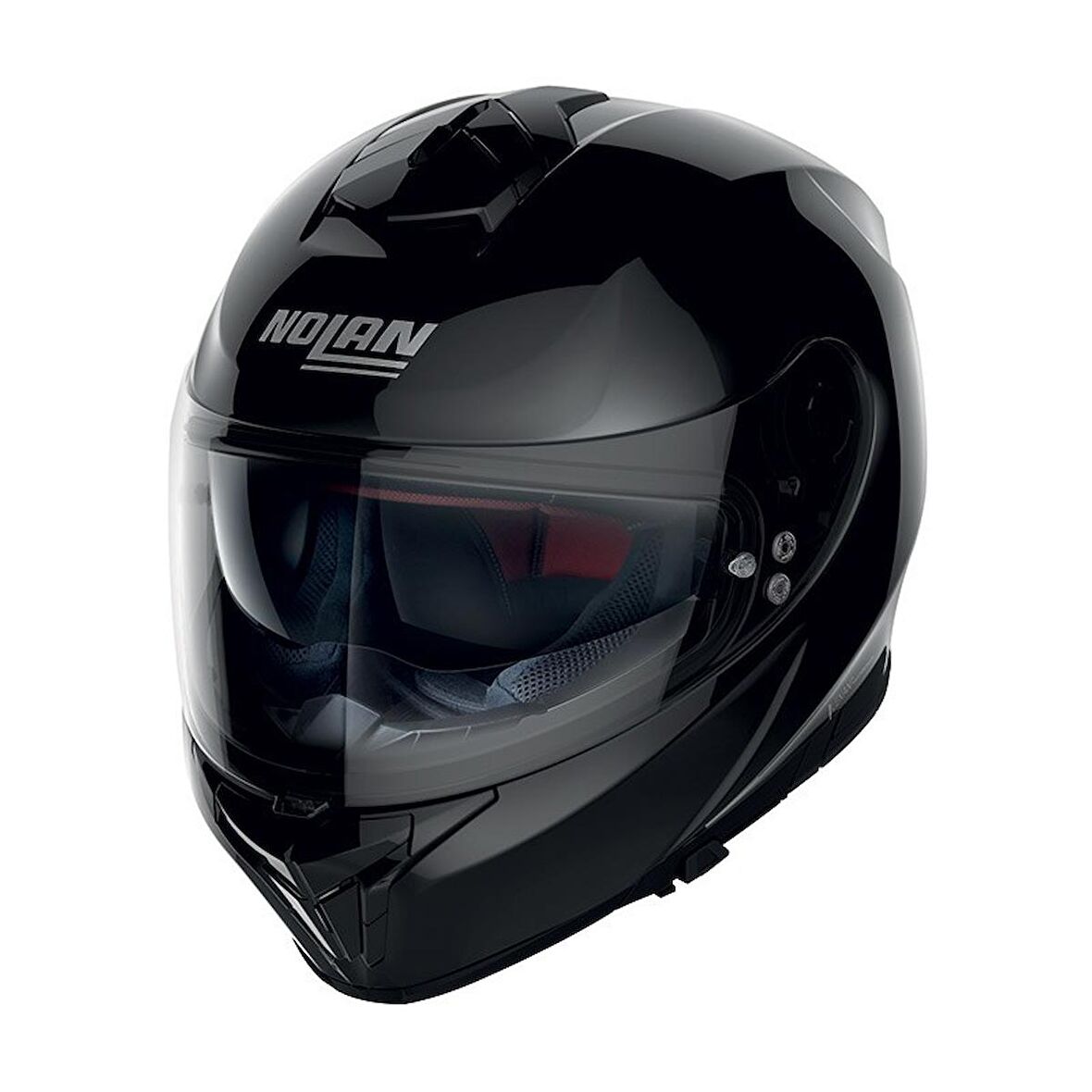 NOLAN N80.8 KASK CLASSIC N-COM PARLAK SİYAH