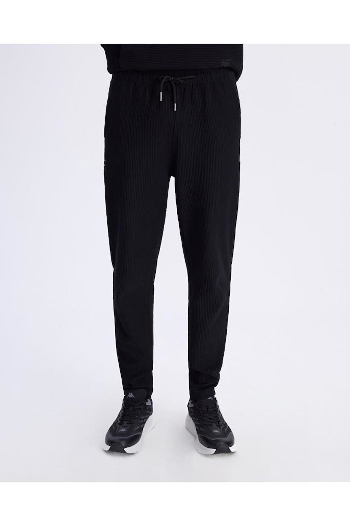 Salbadell Erkek Siyah Oversize Fit Eşofman Altı