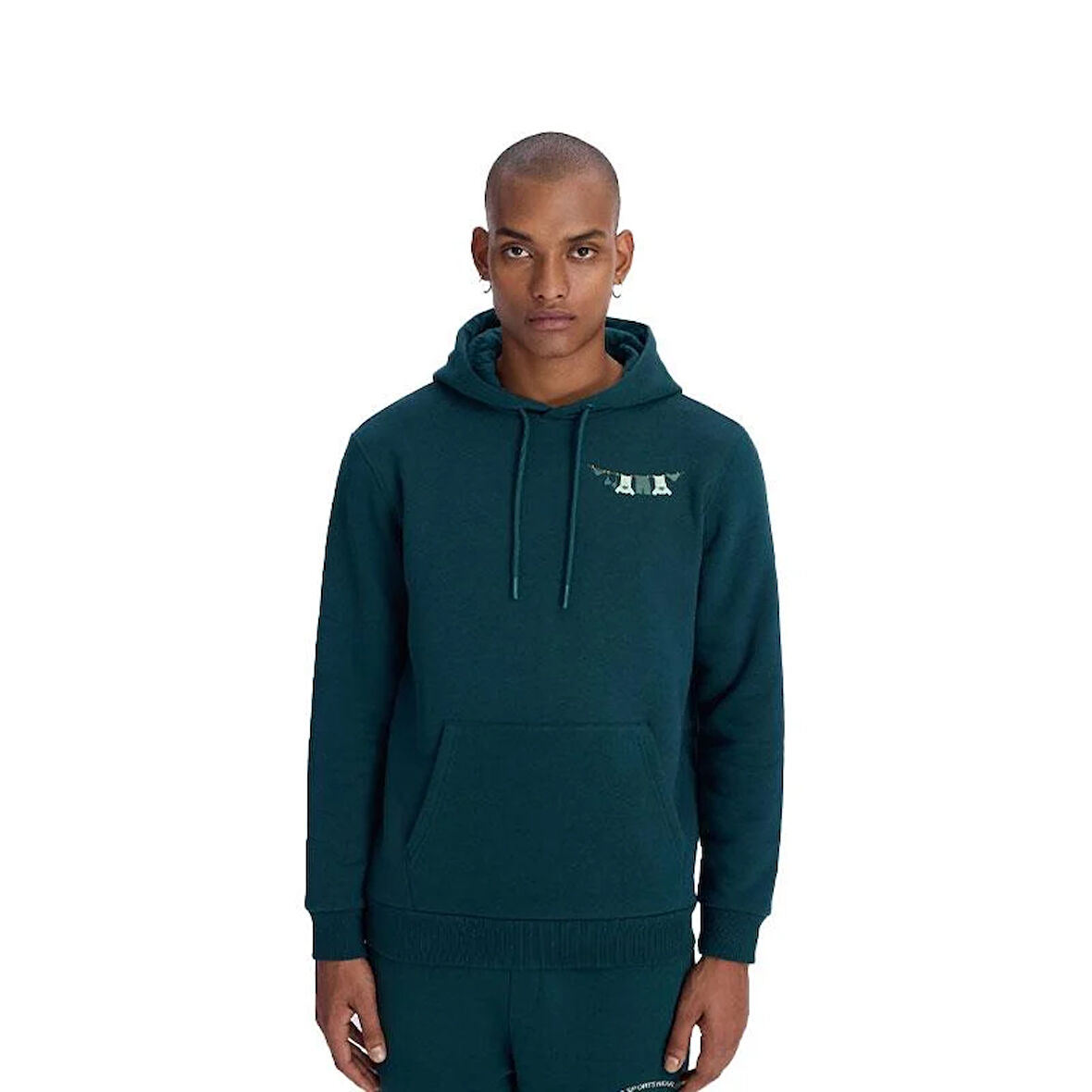 Kappa Authentıc Graphık Phelps Erkek Sweatshirt 341X3EW-A2H Yeşil