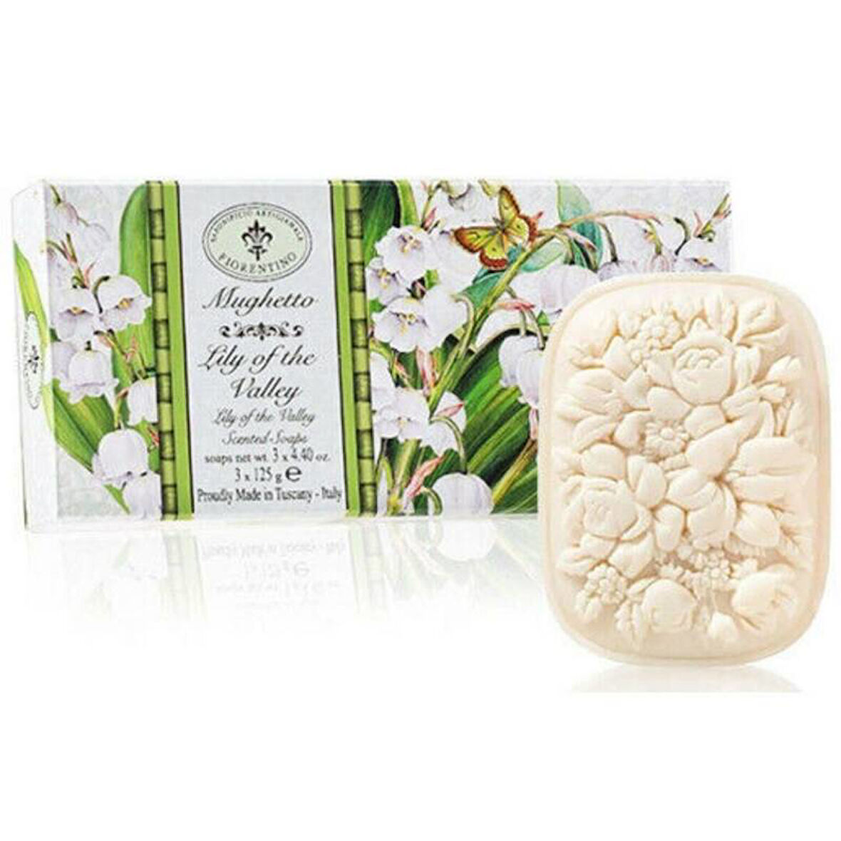 Saponificio Artigianale Fiorentino Sabun 3*125 Gr - Lily Of The Valley