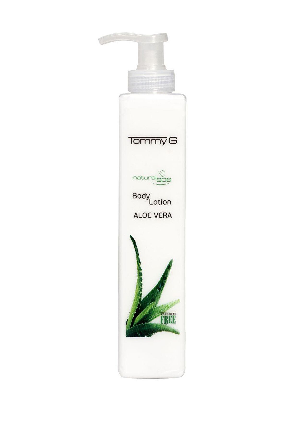 Tommy G Parabensiz Tüm Cilt Tipleri için Aloe Vera Kokulu Vücut Losyonu 300 ml 